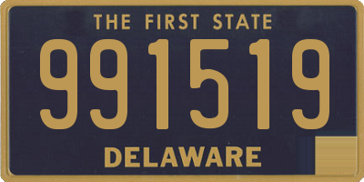 DE license plate 991519