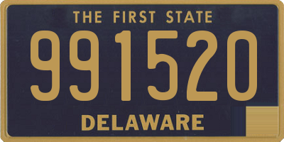 DE license plate 991520