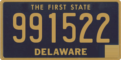 DE license plate 991522