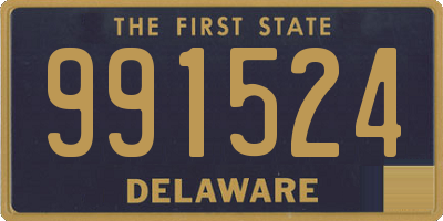 DE license plate 991524