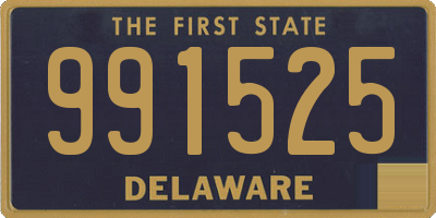 DE license plate 991525