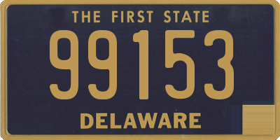 DE license plate 99153