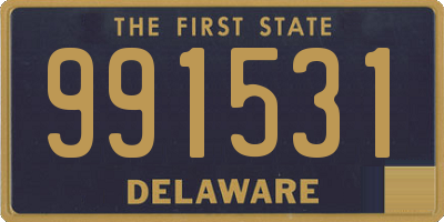 DE license plate 991531