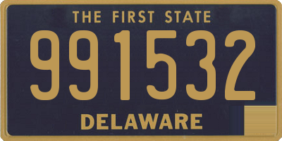 DE license plate 991532