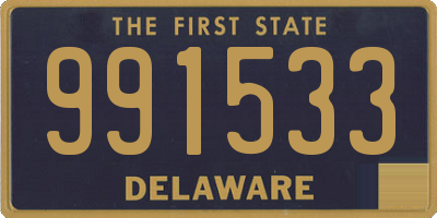 DE license plate 991533