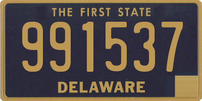 DE license plate 991537