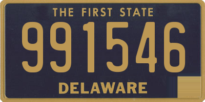 DE license plate 991546