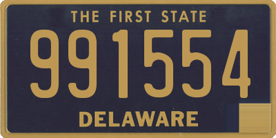DE license plate 991554