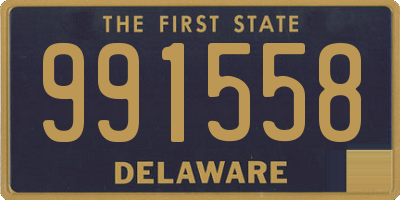 DE license plate 991558