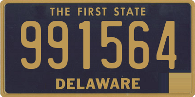 DE license plate 991564