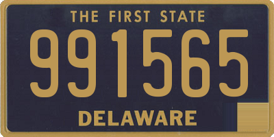 DE license plate 991565