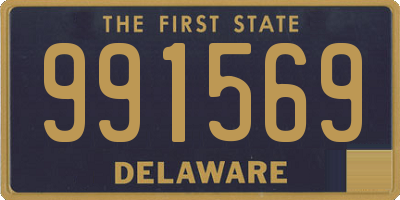 DE license plate 991569