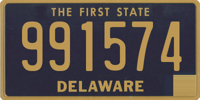 DE license plate 991574