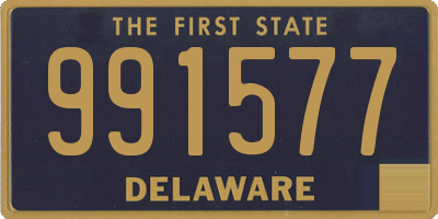DE license plate 991577
