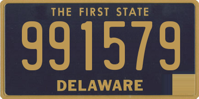 DE license plate 991579