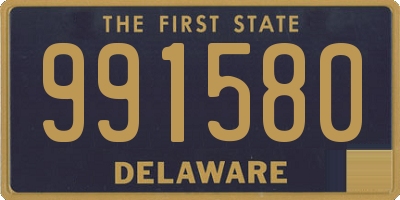 DE license plate 991580