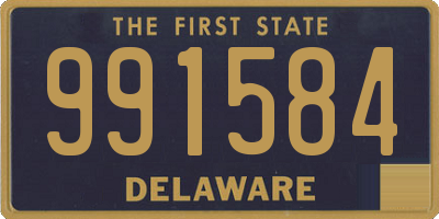 DE license plate 991584
