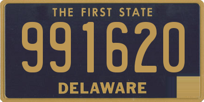 DE license plate 991620