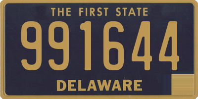 DE license plate 991644