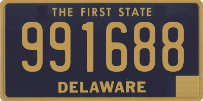 DE license plate 991688