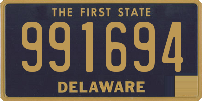 DE license plate 991694