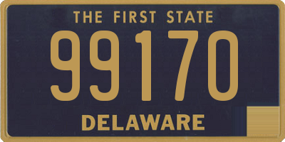 DE license plate 99170