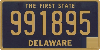 DE license plate 991895