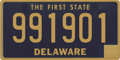 DE license plate 991901