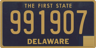 DE license plate 991907