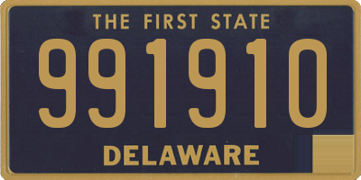 DE license plate 991910