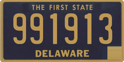 DE license plate 991913