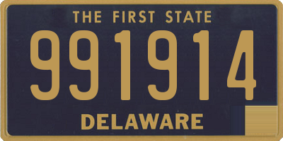 DE license plate 991914