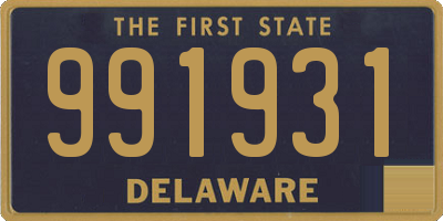 DE license plate 991931