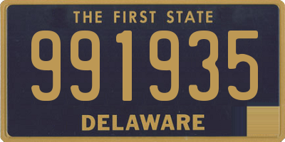 DE license plate 991935