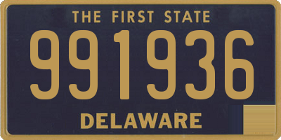 DE license plate 991936