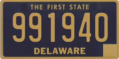 DE license plate 991940