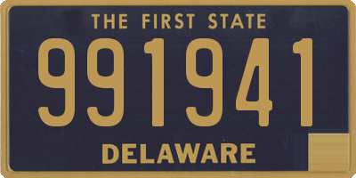 DE license plate 991941