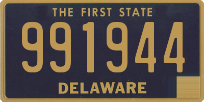 DE license plate 991944