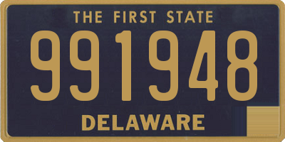 DE license plate 991948