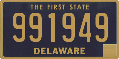 DE license plate 991949