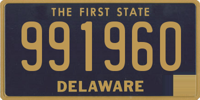 DE license plate 991960