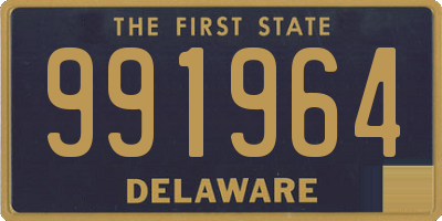 DE license plate 991964