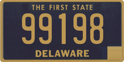 DE license plate 99198