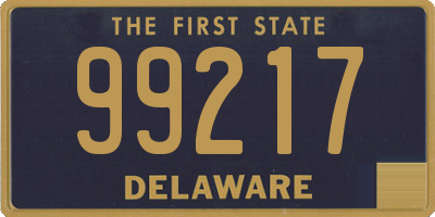 DE license plate 99217