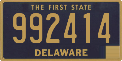 DE license plate 992414