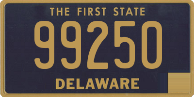 DE license plate 99250