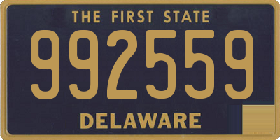 DE license plate 992559