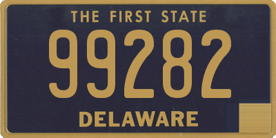 DE license plate 99282