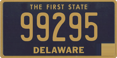 DE license plate 99295