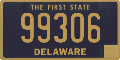 DE license plate 99306